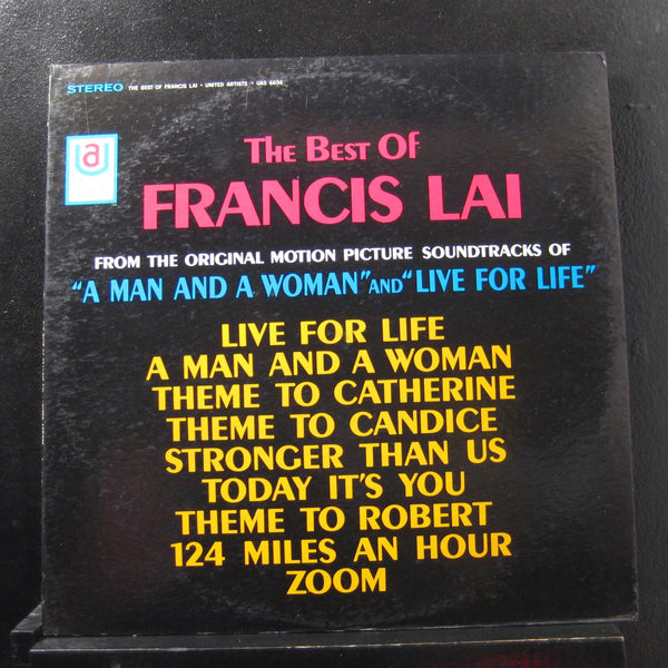 Francis Lai - The Best Of Francis Lai LP Mint- UAS 6656 1st 1968 Vinyl Record - Shuga Records