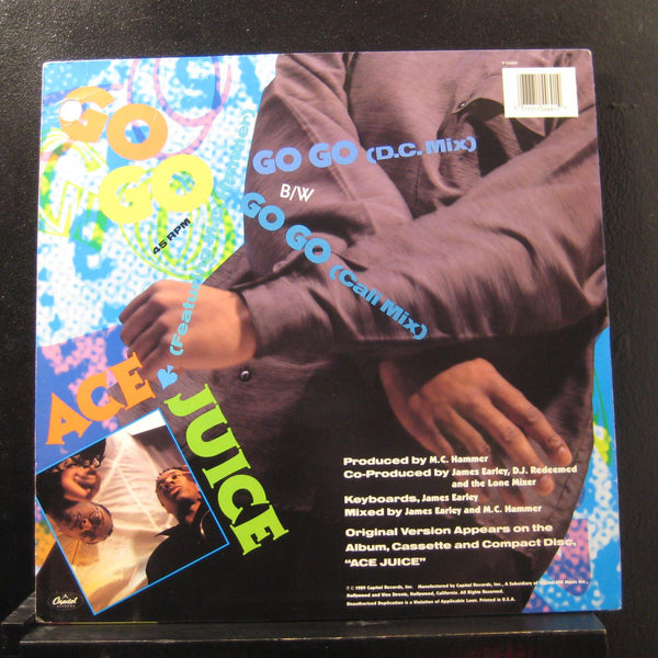 Ace Juice - Go Go 12" VG+ V-15469 Capitol 1989 USA Vinyl Record - Shuga Records