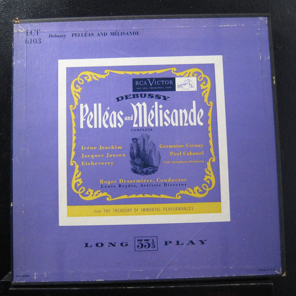 Joachim - Debussy: Pelleas And Melisande 3 LP VG+ LCT 6103 Vinyl Record w/Book - Shuga Records