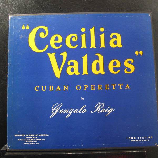 Gonzalo Roig - Cecilia Valdes (Cuban Operetta) LP VG+ 70.001 Vinyl 1950 w/Insert - Shuga Records