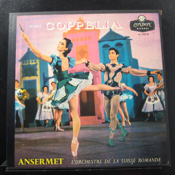 Delibes, Ansermet - Coppelia Ballet 2 LP VG+ LL 1717/18 Mono UK Vinyl Record - Shuga Records