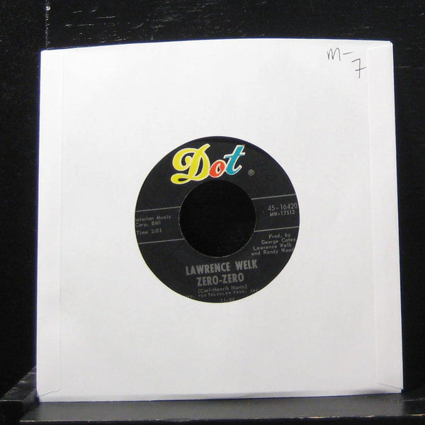 Lawrence Welk - Night Theme / Zero-Zero 7" Mint- 45-16420 Vinyl 45 Dot - Shuga Records