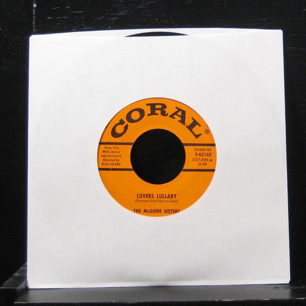The McGuire Sisters - Livin Dangerously 7" VG+ 9-62162 Vinyl 45 - Shuga Records