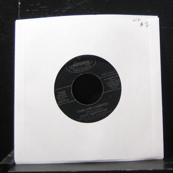 Dinah Washington - Tears And Laughter 7" VG+ 71922 Vinyl 45 Mercury - Shuga Records
