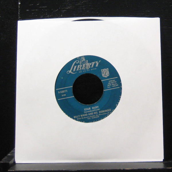 Billy Ward - And His Dominoes Star Dust / Lucinda 7" VG+ F-55071 Vinyl 45 - Shuga Records