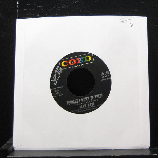 Adam Wade - Linda / Tonight I Won't Be There 7" VG+ CO-556 Vinyl 45 Coed - Shuga Records