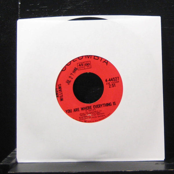 Andy Williams - Sweet Memories 7" VG+ 4-44527 Vinyl 45 - Shuga Records