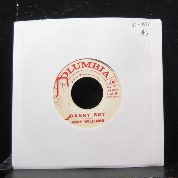 Andy Williams - Danny Boy / Fly By Night 7" VG+ 4-42199 Vinyl 45 Promo - Shuga Records