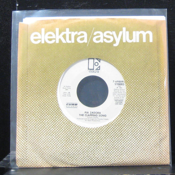 Pia Zadora - The Clapping Song 7" Mint- 7-69889 Vinyl 45 Promo - Shuga Records