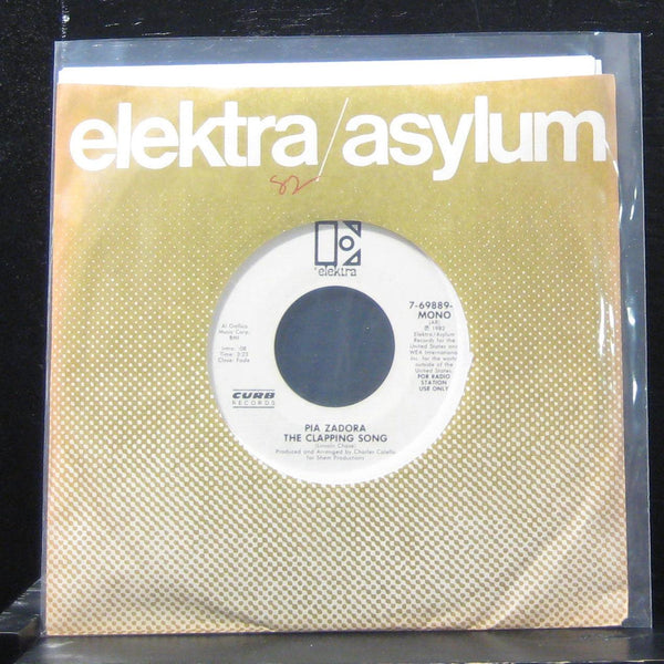 Pia Zadora - The Clapping Song 7" Mint- 7-69889 Vinyl 45 Promo - Shuga Records