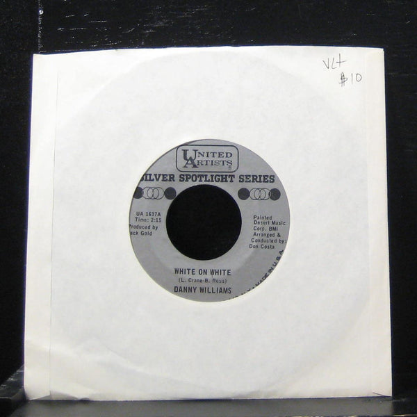 Danny Williams - White On White / The Comedy Is Ended 7" VG+ UA 1637 Vinyl 45 - Shuga Records