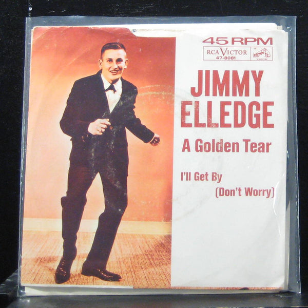 Jimmy Elledge - I'll Get By / A Golden Tear 7" VG+ 47-8081 Vinyl 45 - Shuga Records