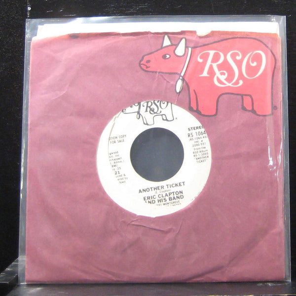 Eric Clapton and his Band - Another Ticket 7" VG+ RS 1064 Vinyl 45 Promo - Shuga Records