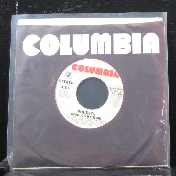 Pockets - Come Go With Me Mono / Stereo 7" VG+ 310632 Vinyl 45 Promo - Shuga Records