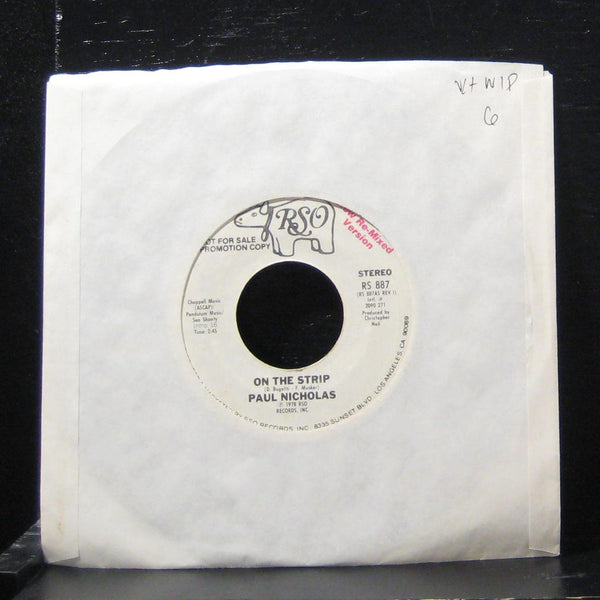 Paul Nicholas - On The Strip / Beauty Queen 7" VG+ RS 887 Vinyl 45 Promo - Shuga Records