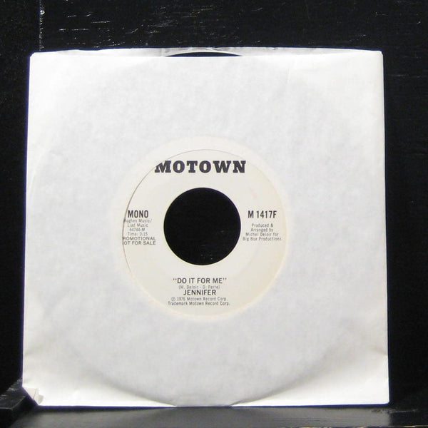 Jennifer - Do It For Me Mono / Stereo 7" VG+ M 1417F Vinyl 45 Promo - Shuga Records