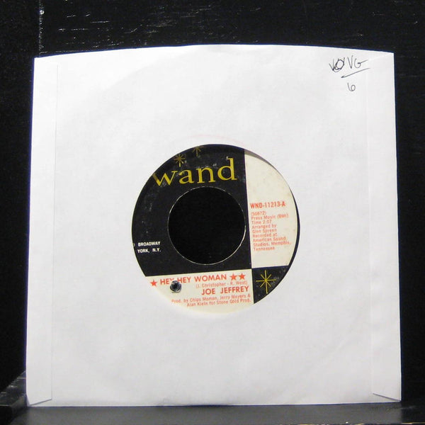 Joe Jeffrey - Hey Hey Woman / The Chance Of Loving You 7"VG WND-11213 Vinyl 45 - Shuga Records