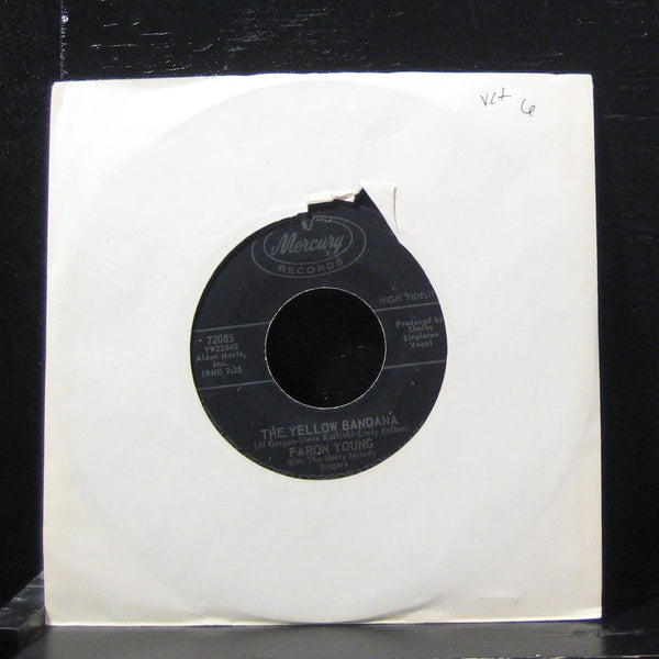 Faron Young - The Yellow Bandana 7" VG+ 72085 Vinyl 45 Mercury 1963 - Shuga Records