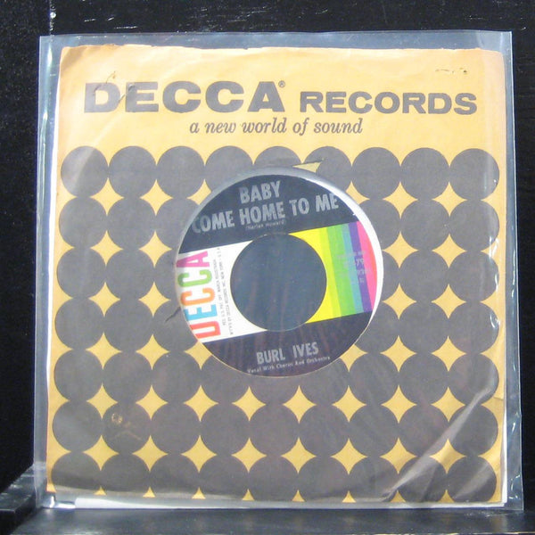 Burl Ives - Baby Come Home To Me / Roses And Orchids 7" Mint- 31479 Vinyl 45 - Shuga Records