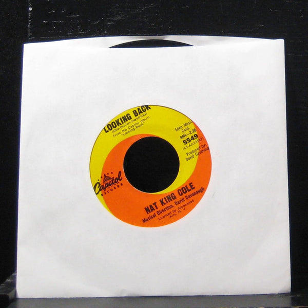 Nat King - Cole One Sun / Looking Back 7" VG+ 5549 Vinyl 45 - Shuga Records