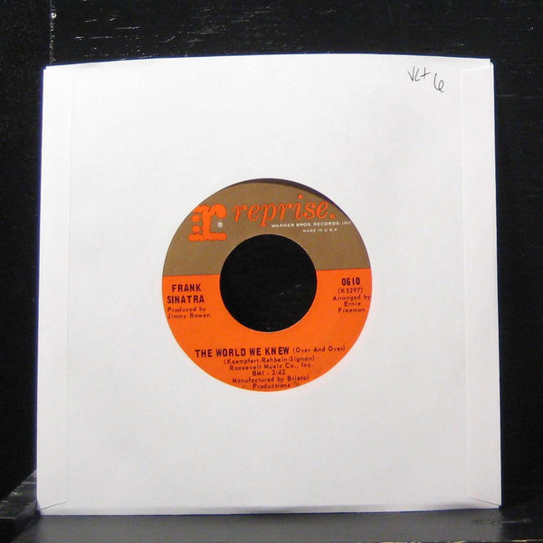 Frank Sinatra - The World We Knew (Over And Over) 7" VG+ 0610 Vinyl 45 - Shuga Records