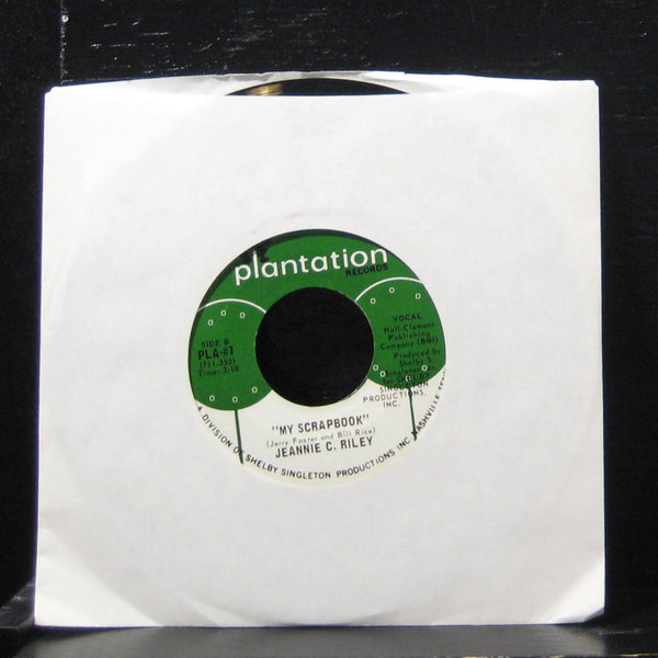 Jeannie C Riley - There Never Was A Time / Back To School 7" VG+ PLA-#7 Vinyl 45 - Shuga Records
