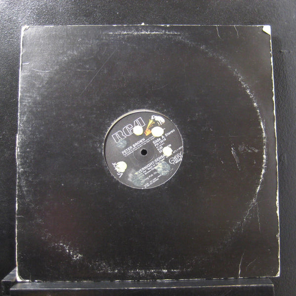 Peter Brown - Overnight Sensation 12" VG+ PD-13518 RCA USA 1983 Vinyl Record - Shuga Records
