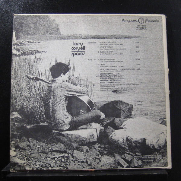 Larry Coryell - Spaces LP VG+ VSD 6558 Vanguard 1970 USA Vinyl Record - Shuga Records