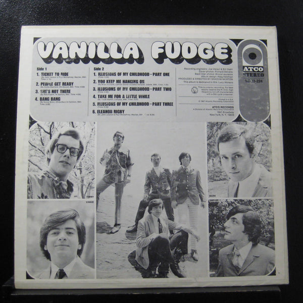 Vanilla Fudge - Vanilla Fudge LP VG+ SD 33-224 ATCO 1st Purple / Gold Lbl Record - Shuga Records