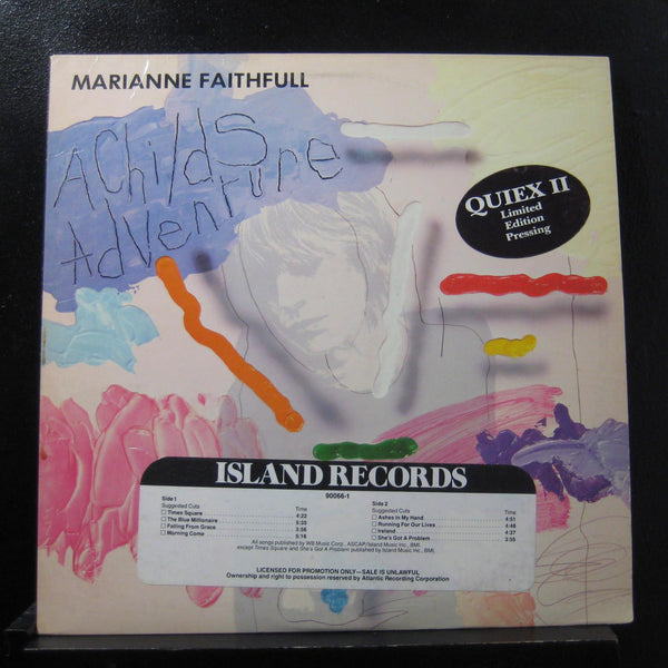 Marianne Faithfull - A Child's Adventure LP Mint- 90066-1 Promo Quiex II Vinyl - Shuga Records