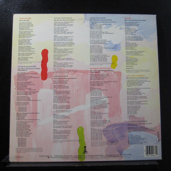 Marianne Faithfull - A Child's Adventure LP Mint- 90066-1 Promo Quiex II Vinyl - Shuga Records