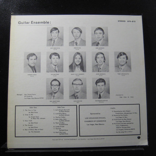 The Guitar Ensemble - The You-N-You LP Mint- LPS-812 Stereo 1971 Vinyl Record - Shuga Records