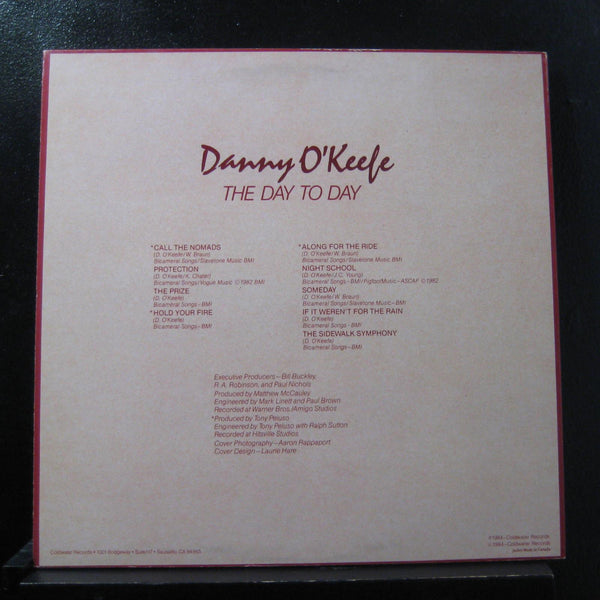 Danny O'Keefe - The Day To Day LP Mint- LP 5384 Coldwater 1984 USA Vinyl Record - Shuga Records