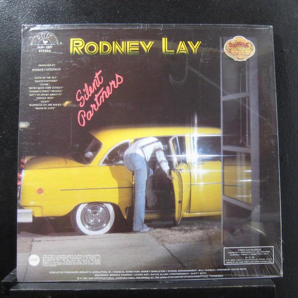 Rodney Lay - Silent Partners LP New Sealed SUN 1027 Clear Gold Vinyl Record - Shuga Records