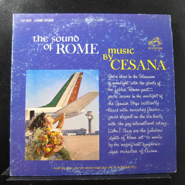 Cesana - The Sound Of Rome LP VG+ LSP 2600 Living Stereo 1962 USA Vinyl Record - Shuga Records