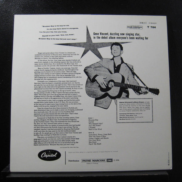 Gene Vincent & His Blue Caps - Bluejean Bop LP Mint- 2C 064-82.077 M Mono France - Shuga Records