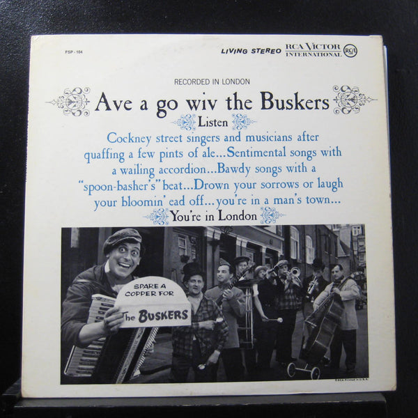 The Buskers - Ave A Go Wiv The Buskers LP VG+ FSP 104 Living Stereo Vinyl Record - Shuga Records