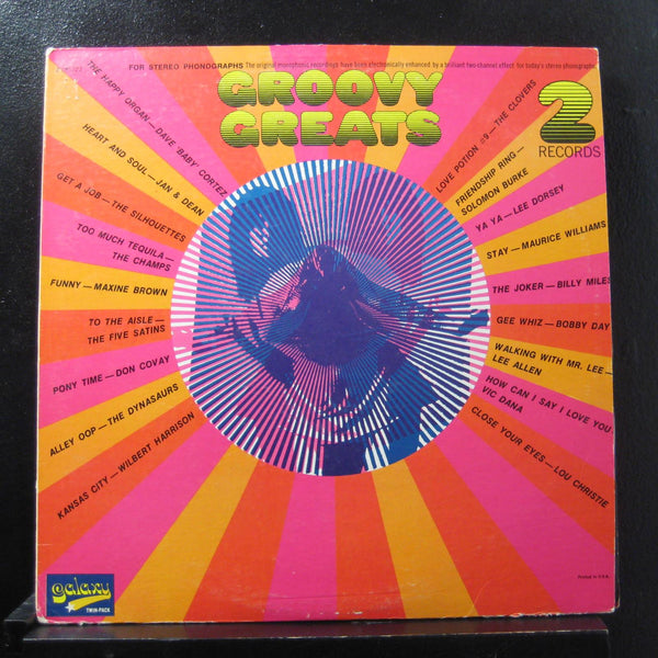 Various - Groovy Greats 2 LP VG+ 2 DP-722-1 Galaxy Vinyl Record - Shuga Records