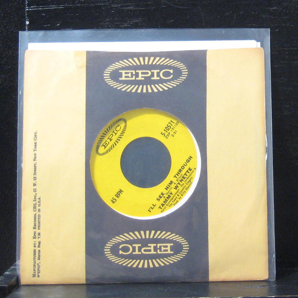 Tammy Wynette - I'll See Him Through 7" Mint- 5-10571 Vinyl 45 Epic 1969 - Shuga Records