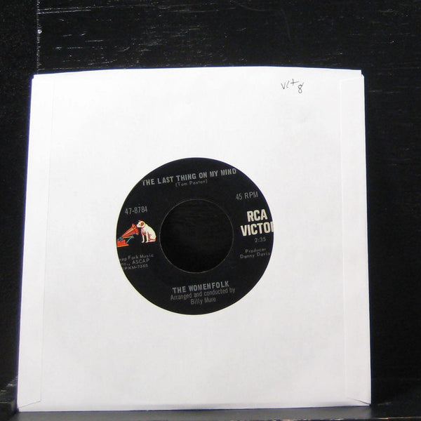 The Womenfolk - The Last Thing On My Mind / Meditation 7" VG+ 47-8784 Vinyl 45 - Shuga Records