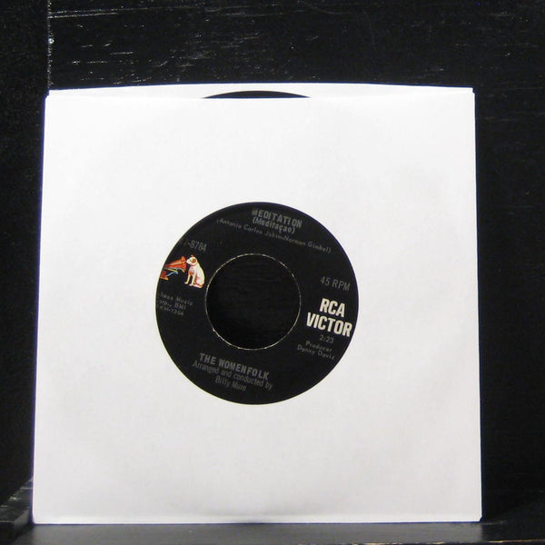 The Womenfolk - The Last Thing On My Mind / Meditation 7" VG+ 47-8784 Vinyl 45 - Shuga Records