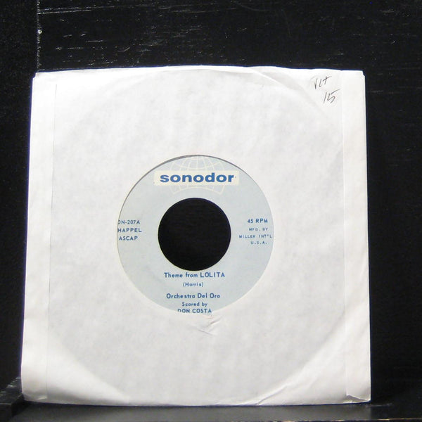 Orchestra Del Oro - Theme From Lolita / Lolita Ya-Ya 7" VG+ SON-207 Vinyl 45 - Shuga Records