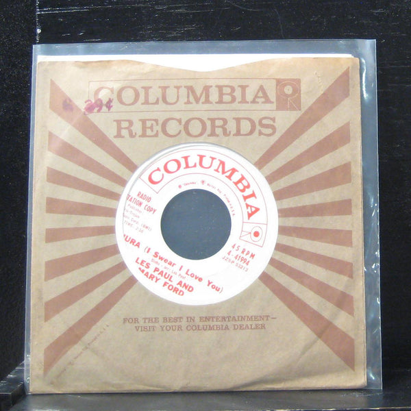 Les Paul & Mary Ford - Jura (I Swear I Love You) 7" VG+ 4-41994 Vinyl 45 - Shuga Records