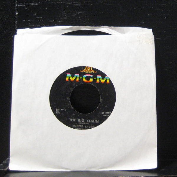 Ronnie Savoy - And The Heavens Cried / The Big Chain 7" VG K12950 Vinyl 45 - Shuga Records