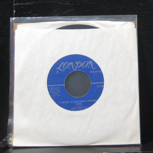 Mike Preston - My Lucky Love / A House A Car And A Wedding Ring 7" Vinyl 45 - Shuga Records