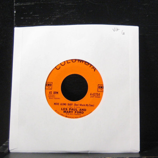 Les Paul & Mary Ford - Move Along Baby 7" VG+ 4-42754 Vinyl 45 - Shuga Records