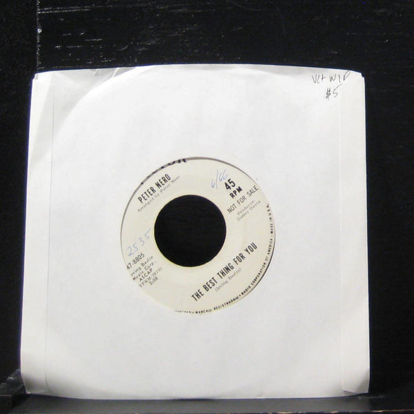 Peter Nero - Battle Hymn / The Best Thing For You 7" VG+ 47-8805 Vinyl 45 Promo - Shuga Records