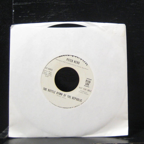 Peter Nero - Battle Hymn / The Best Thing For You 7" VG+ 47-8805 Vinyl 45 Promo - Shuga Records