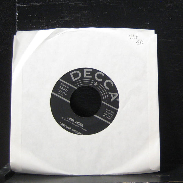 Domenico Modugno - Come Prima / Strada N'fosa 7" VG+ 9-30777 Vinyl 45 - Shuga Records