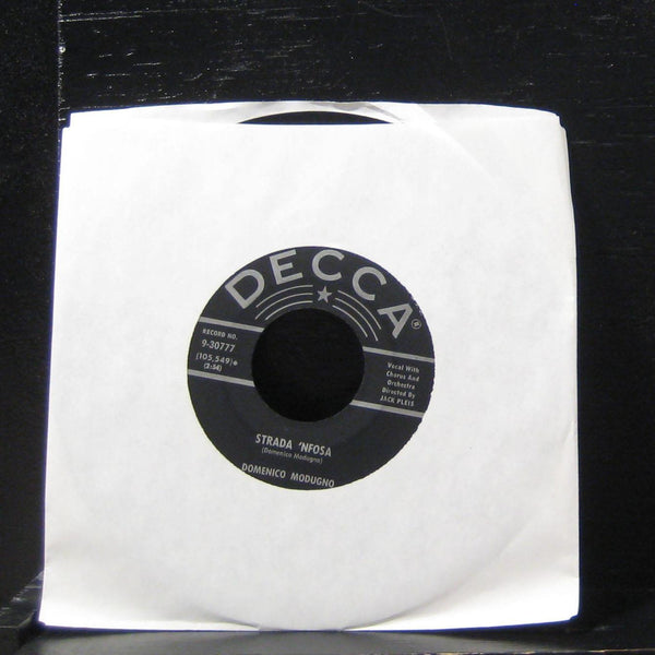Domenico Modugno - Come Prima / Strada N'fosa 7" VG+ 9-30777 Vinyl 45 - Shuga Records